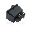 Switch KCD rocker DPST black (ON-OFF)
